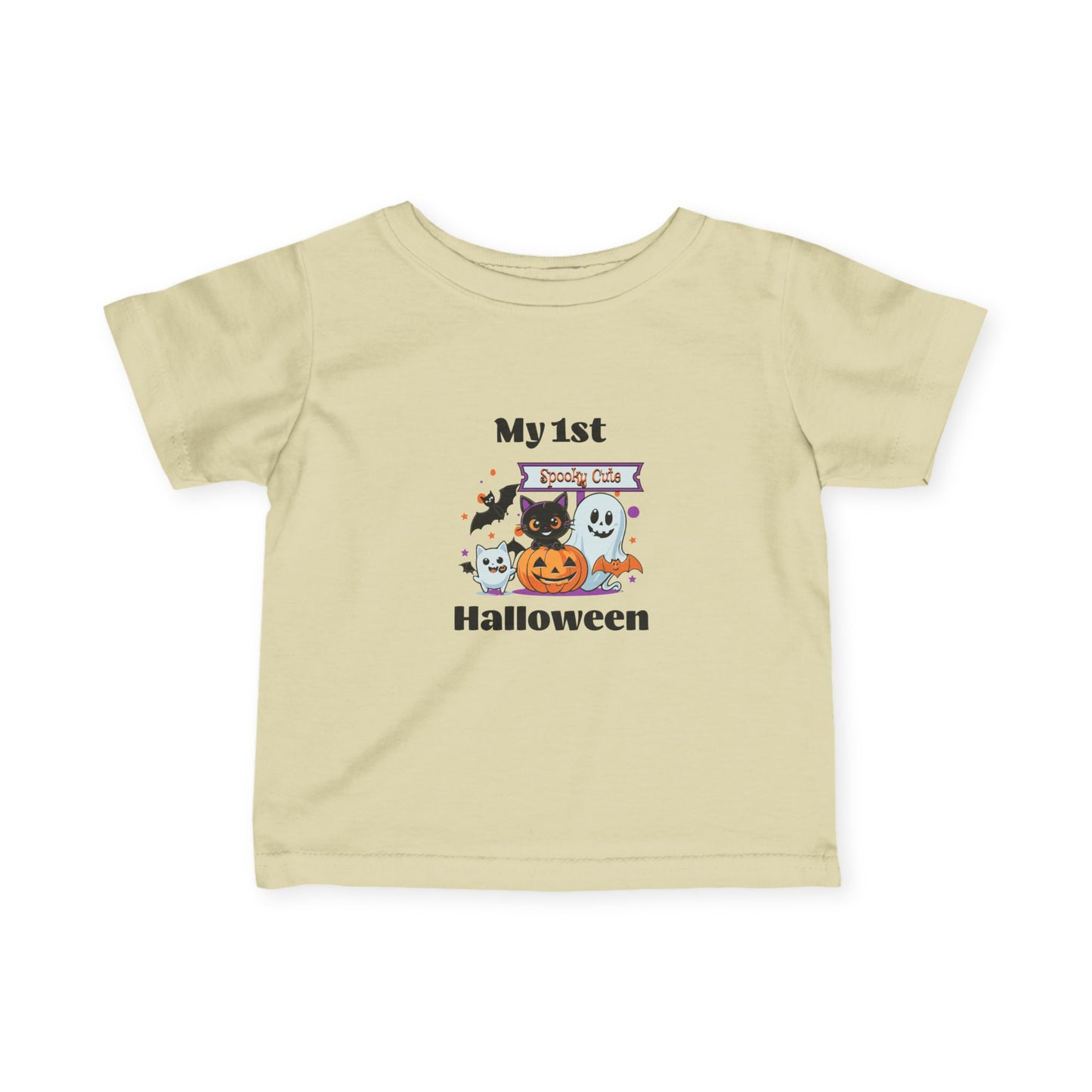 Halloween Baby Tee, Infant & Toddler Shirt, Cute Spooky Season Outfit, My 1st Halloween Shirt, Baby's First Halloween Top, Halloween Costume