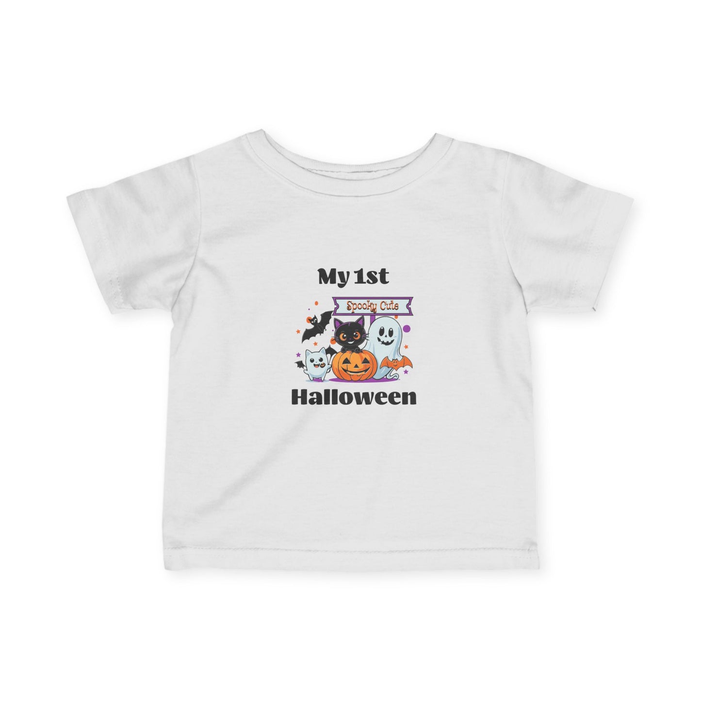 Halloween Baby Tee, Infant & Toddler Shirt, Cute Spooky Season Outfit, My 1st Halloween Shirt, Baby's First Halloween Top, Halloween Costume
