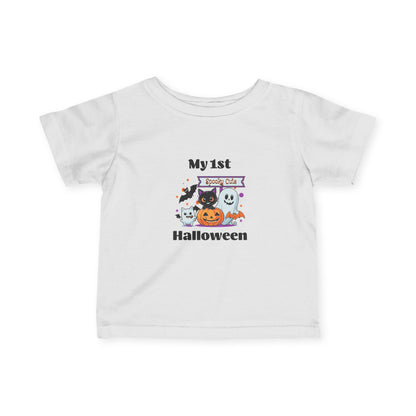 Halloween Baby Tee, Infant & Toddler Shirt, Cute Spooky Season Outfit, My 1st Halloween Shirt, Baby's First Halloween Top, Halloween Costume