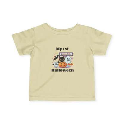 Halloween Baby Tee, Infant & Toddler Shirt, Cute Spooky Season Outfit, My 1st Halloween Shirt, Baby's First Halloween Top, Halloween Costume