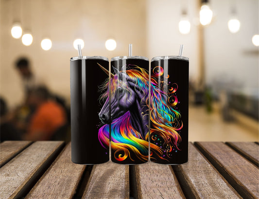 Rainbow Unicorn Tumbler- 20 OZ